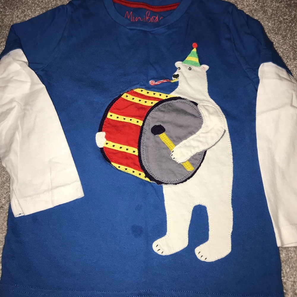 Boden bear tee